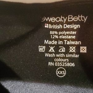 xxs Sweaty Betty Capri knee length NWOT